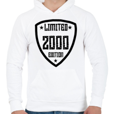 PRINTFASHION 2000 - Férfi kapucnis pulóver - Fehér férfi pulóver, kardigán