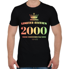 PRINTFASHION 2000 - Férfi póló - Fekete férfi póló