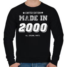 PRINTFASHION 2000 - Férfi pulóver - Fekete férfi pulóver, kardigán