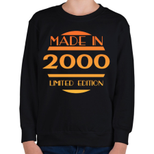 PRINTFASHION 2000 - Gyerek pulóver - Fekete gyerek pulóver, kardigán