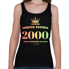 PRINTFASHION 2000 - Női atléta - Fekete