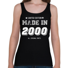 PRINTFASHION 2000 - Női atléta - Fekete női trikó