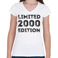 PRINTFASHION 2000 - Női V-nyakú póló - Fehér női póló