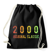 PRINTFASHION 2000 - Sportzsák, Tornazsák - Fekete tornazsák