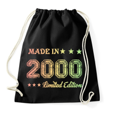 PRINTFASHION 2000 - Sportzsák, Tornazsák - Fekete tornazsák