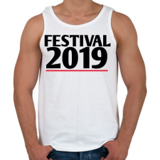 PRINTFASHION 2019 fesztivál - Férfi atléta - Fehér atléta, trikó