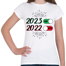 PRINTFASHION 2023 - ON - Női póló - Fehér
