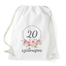 PRINTFASHION 20 éves szülinapos - Sportzsák, Tornazsák - Fehér tornazsák
