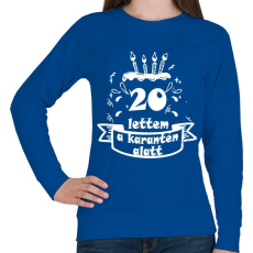 PRINTFASHION 20 lettem - Női pulóver - Királykék