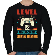 PRINTFASHION 22 éves gamer - Férfi pulóver - Fekete férfi pulóver, kardigán
