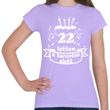 PRINTFASHION 22 lettem - Női póló - Viola női póló