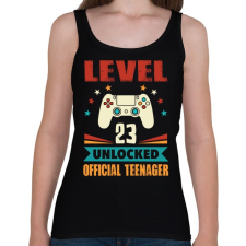 PRINTFASHION 23 éves gamer - Női atléta - Fekete női trikó