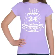 PRINTFASHION 24 lettem - Női póló - Viola női póló