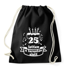 PRINTFASHION 25 lettem - Sportzsák, Tornazsák - Fekete tornazsák