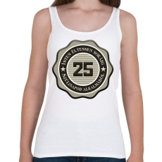 PRINTFASHION 25 - Női atléta - Fehér