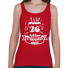 PRINTFASHION 26 - Női atléta - Cseresznyepiros női trikó