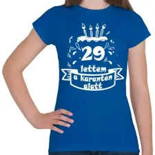 PRINTFASHION 29 lettem - Női póló - Királykék női póló