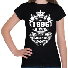 PRINTFASHION 30 éves - Női póló - Fekete