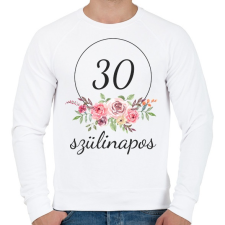 PRINTFASHION 30 éves szülinapos - Férfi pulóver - Fehér férfi pulóver, kardigán