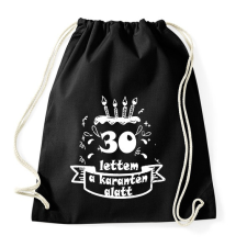 PRINTFASHION 30 lettem - Sportzsák, Tornazsák - Fekete tornazsák