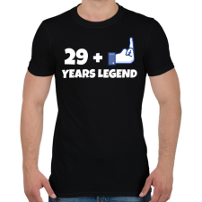 PRINTFASHION 30. SZÜLINAP - Férfi póló - Fekete férfi póló