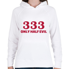 PRINTFASHION 333 - Női kapucnis pulóver - Fehér