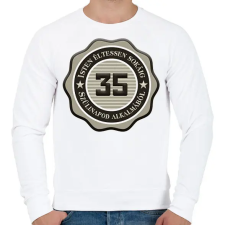 PRINTFASHION 35 - Férfi pulóver - Fehér férfi pulóver, kardigán