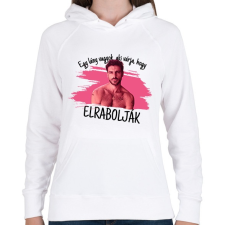 PRINTFASHION 365 days - Női kapucnis pulóver - Fehér női pulóver, kardigán