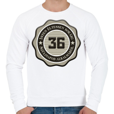 PRINTFASHION 36 - Férfi pulóver - Fehér férfi pulóver, kardigán