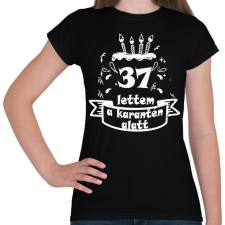 PRINTFASHION 37 lettem - Női póló - Fekete női póló