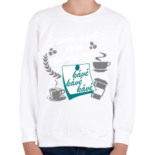 PRINTFASHION 3 dolgot - Gyerek pulóver - Fehér gyerek pulóver, kardigán