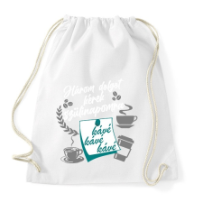 PRINTFASHION 3 dolgot - Sportzsák, Tornazsák - Fehér tornazsák