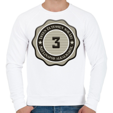 PRINTFASHION 3 - Férfi pulóver - Fehér