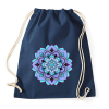 PRINTFASHION 3D mandala - Sportzsák, Tornazsák - Sötétkék