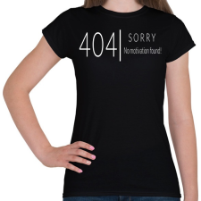 PRINTFASHION 404 not found - Női póló - Fekete női póló