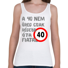 PRINTFASHION 40 éves Sz. - Női atléta - Fehér