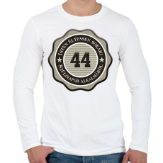 PRINTFASHION 44 - Férfi hosszú ujjú póló - Fehér