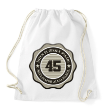 PRINTFASHION 45 - Sportzsák, Tornazsák - Fehér tornazsák