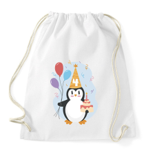 PRINTFASHION 4 éves szülinapos - Sportzsák, Tornazsák - Fehér tornazsák