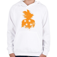 PRINTFASHION 4 Star Hero - Gyerek kapucnis pulóver - Fehér