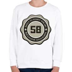 PRINTFASHION 58 - Gyerek pulóver - Fehér