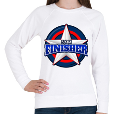 PRINTFASHION 5 KM FINISHER 2 - Női pulóver - Fehér