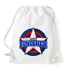 PRINTFASHION 5 KM FINISHER 2 - Sportzsák, Tornazsák - Fehér tornazsák