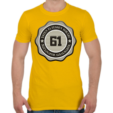 PRINTFASHION 61 - Férfi póló - Sárga férfi póló