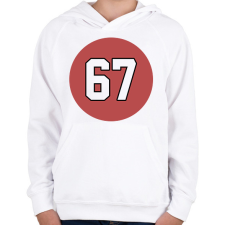 PRINTFASHION 67 - Gyerek kapucnis pulóver - Fehér gyerek pulóver, kardigán