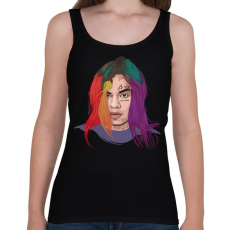 PRINTFASHION 69 Tekashi 69 - Női atléta - Fekete