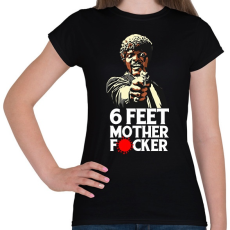 PRINTFASHION 6 feet - Női póló - Fekete