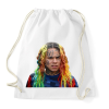 PRINTFASHION 6ix9ine - Sportzsák, Tornazsák - Fehér