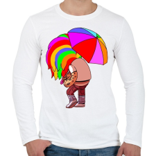 PRINTFASHION 6ix9ine Tekashi - Férfi hosszú ujjú póló - Fehér férfi póló