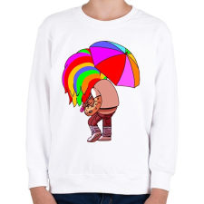 PRINTFASHION 6ix9ine Tekashi - Gyerek pulóver - Fehér gyerek pulóver, kardigán